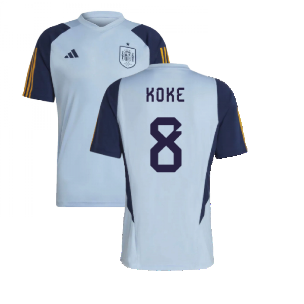 2022-2023 Spain Training Jersey (Glory Blue) (KOKE 8)