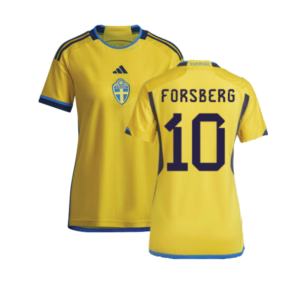 2022-2023 Sweden Home Shirt (Ladies) (FORSBERG 10)