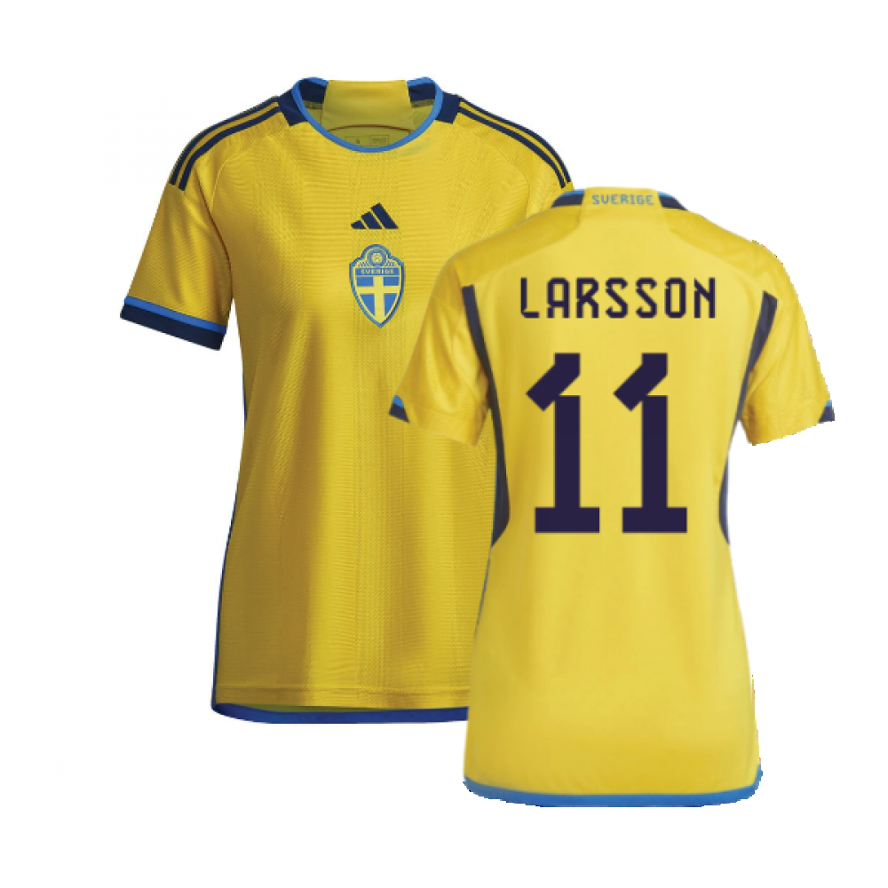 2022-2023 Sweden Home Shirt (Ladies) (LARSSON 11)