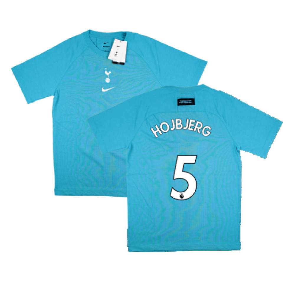 2022-2023 Tottenham CL Travel Top (Dark Turquoise) (HOJBJERG 5)