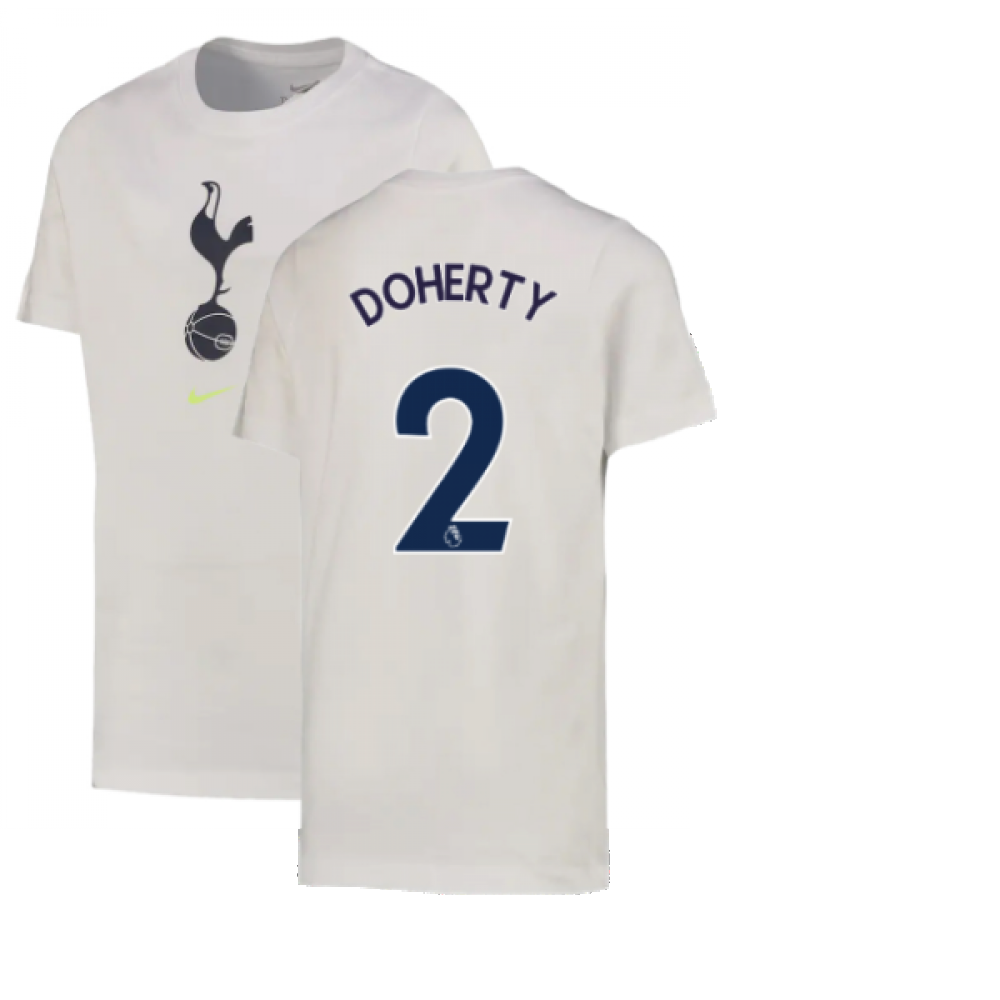 2022-2023 Tottenham Crest Tee (White) - Kids (DOHERTY 2)