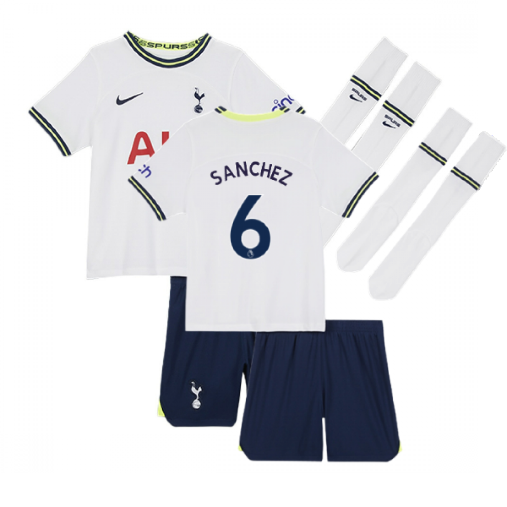 2022-2023 Tottenham Little Boys Home Mini Kit (SANCHEZ 6)