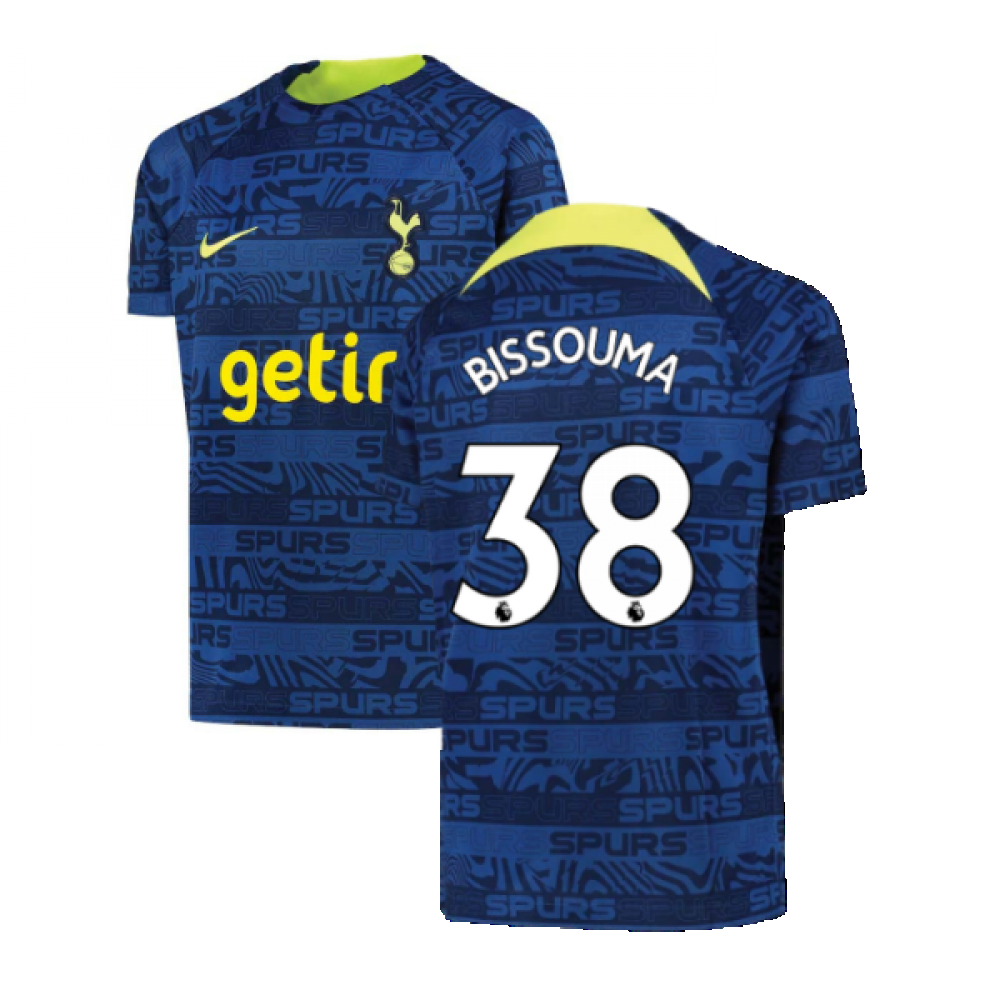 2022-2023 Tottenham Pre-Match Training Shirt (Indigo) - Kids (BISSOUMA 38)