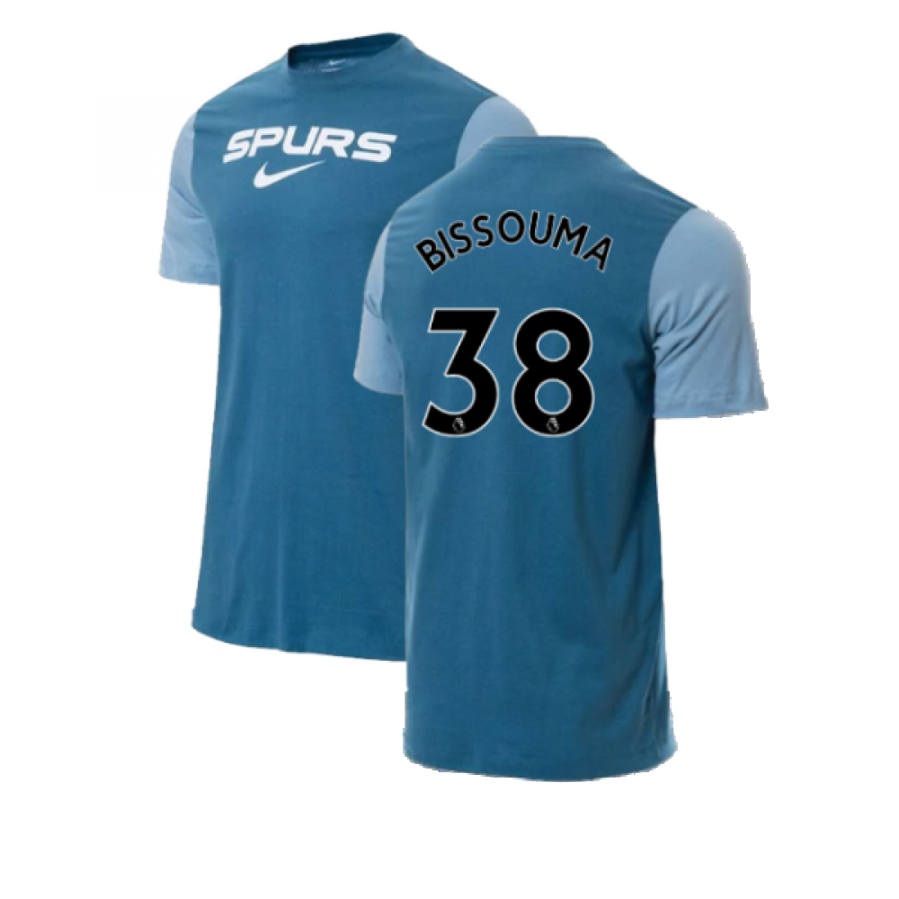 2022-2023 Tottenham Swoosh T-Shirt (Teal) (BISSOUMA 38)