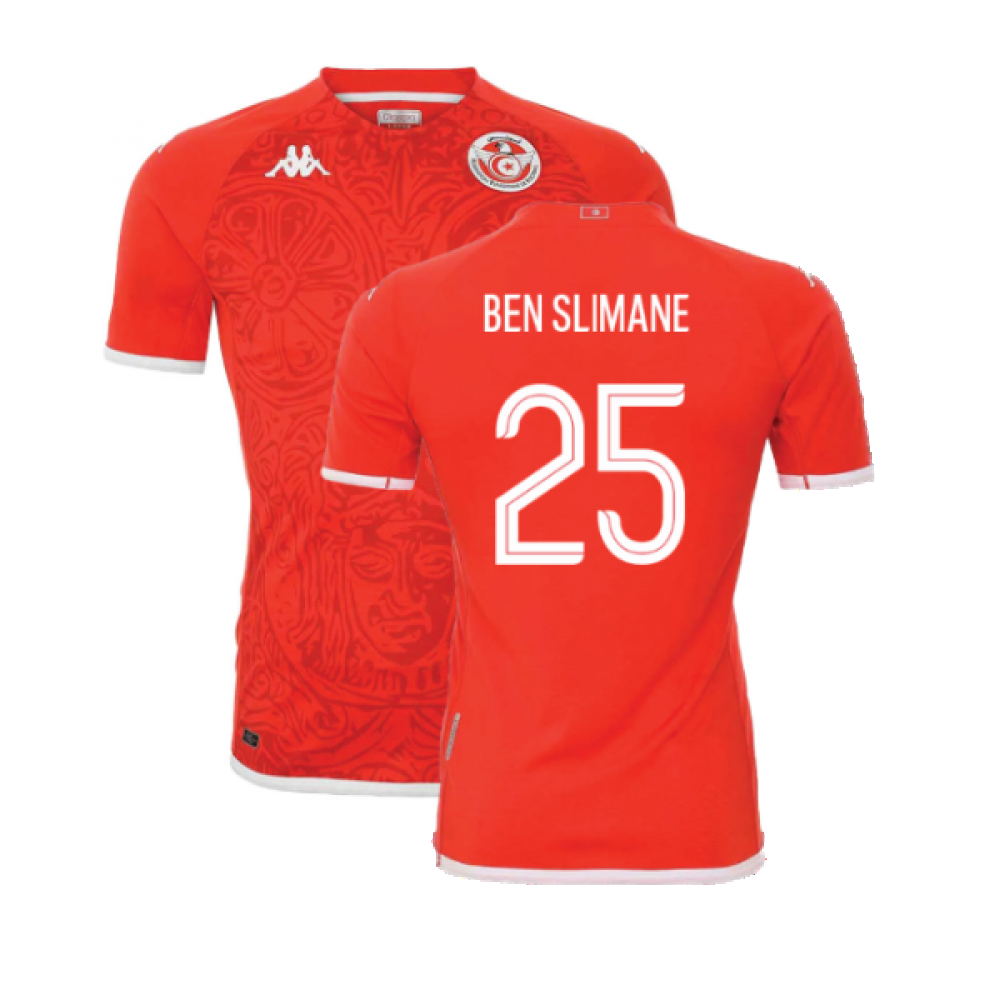 2022-2023 Tunisia Home Shirt (BEN SLIMANE 25)