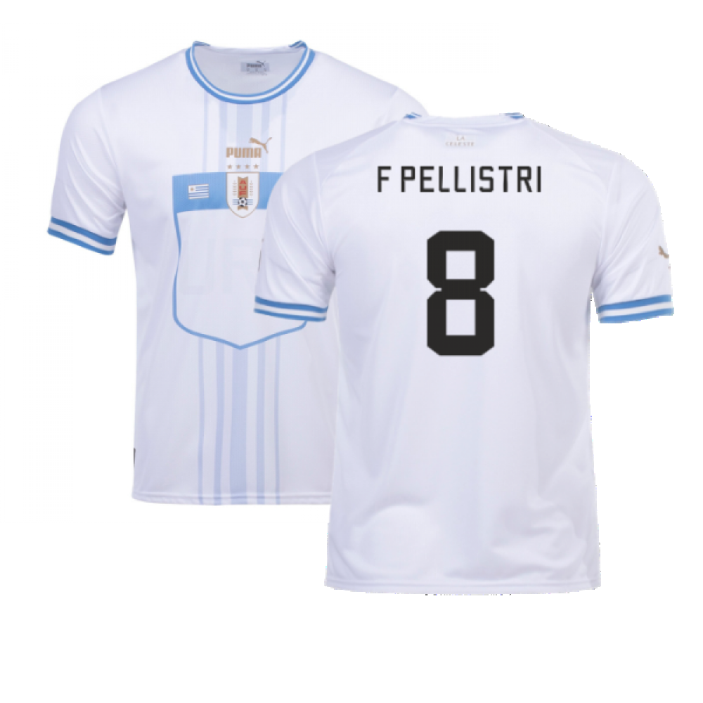 2022-2023 Uruguay Away Shirt (F Pellistri 8)