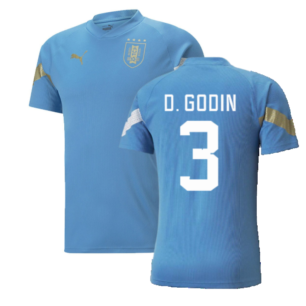 2022-2023 Uruguay Training Jersey (Blue) (D. GODIN 3)