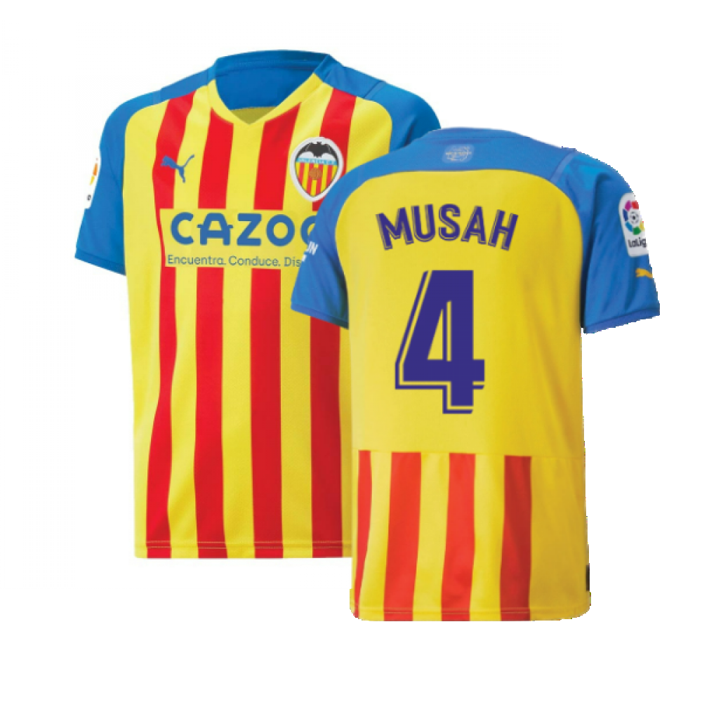 2022-2023 Valencia Third Shirt (Kids) (MUSAH 4)