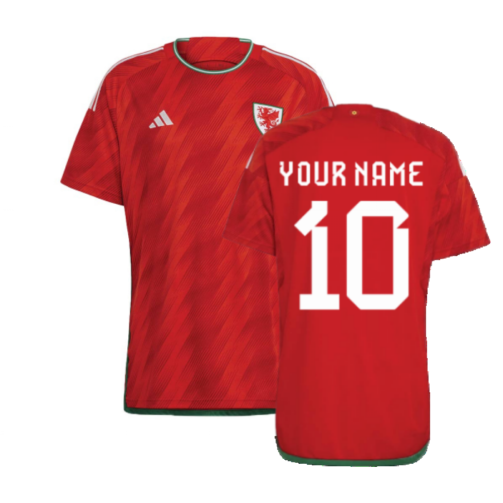 2022-2023 Wales Home Shirt (Your Name)