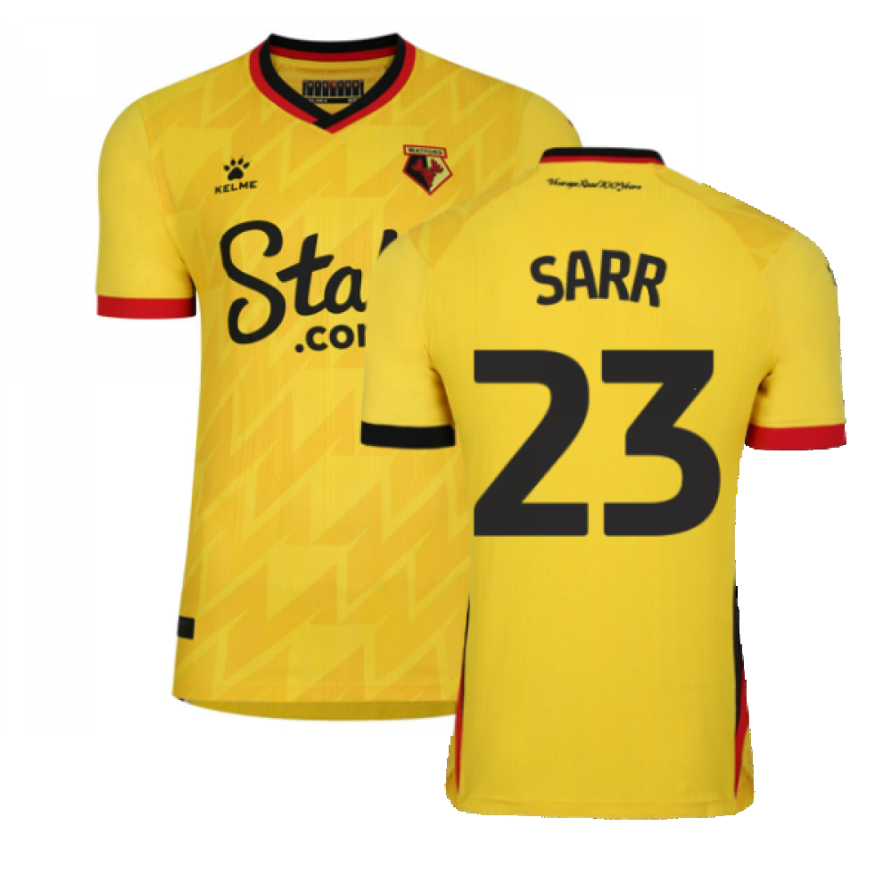 2022-2023 Watford Home Shirt (SARR 23)