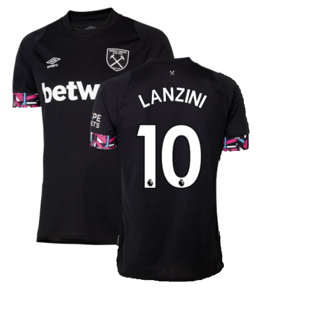 2022-2023 West Ham Away Shirt (LANZINI 10)