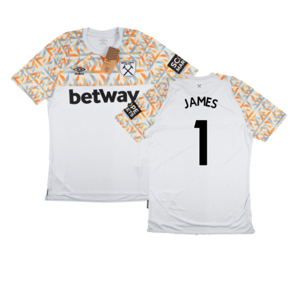 2022-2023 West Ham Goalkeeper Change Shirt (Kids) (JAMES 1)