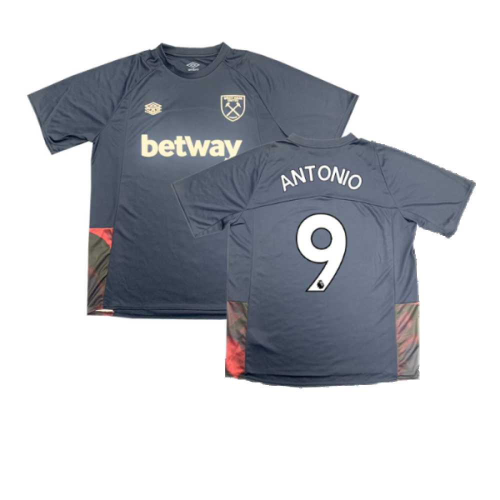 2022-2023 West Ham Training Jersey (S) - Blue Glow (ANTONIO 9)