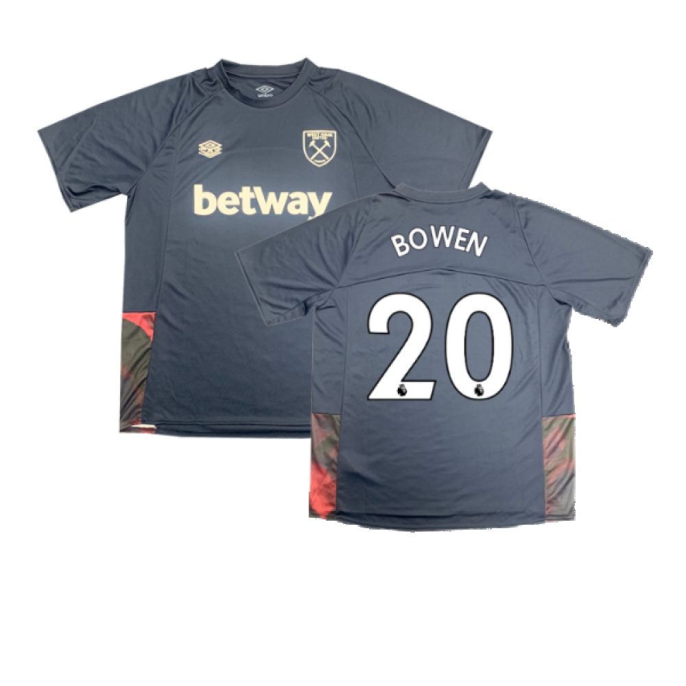 2022-2023 West Ham Training Jersey (S) - Blue Glow (BOWEN 20)