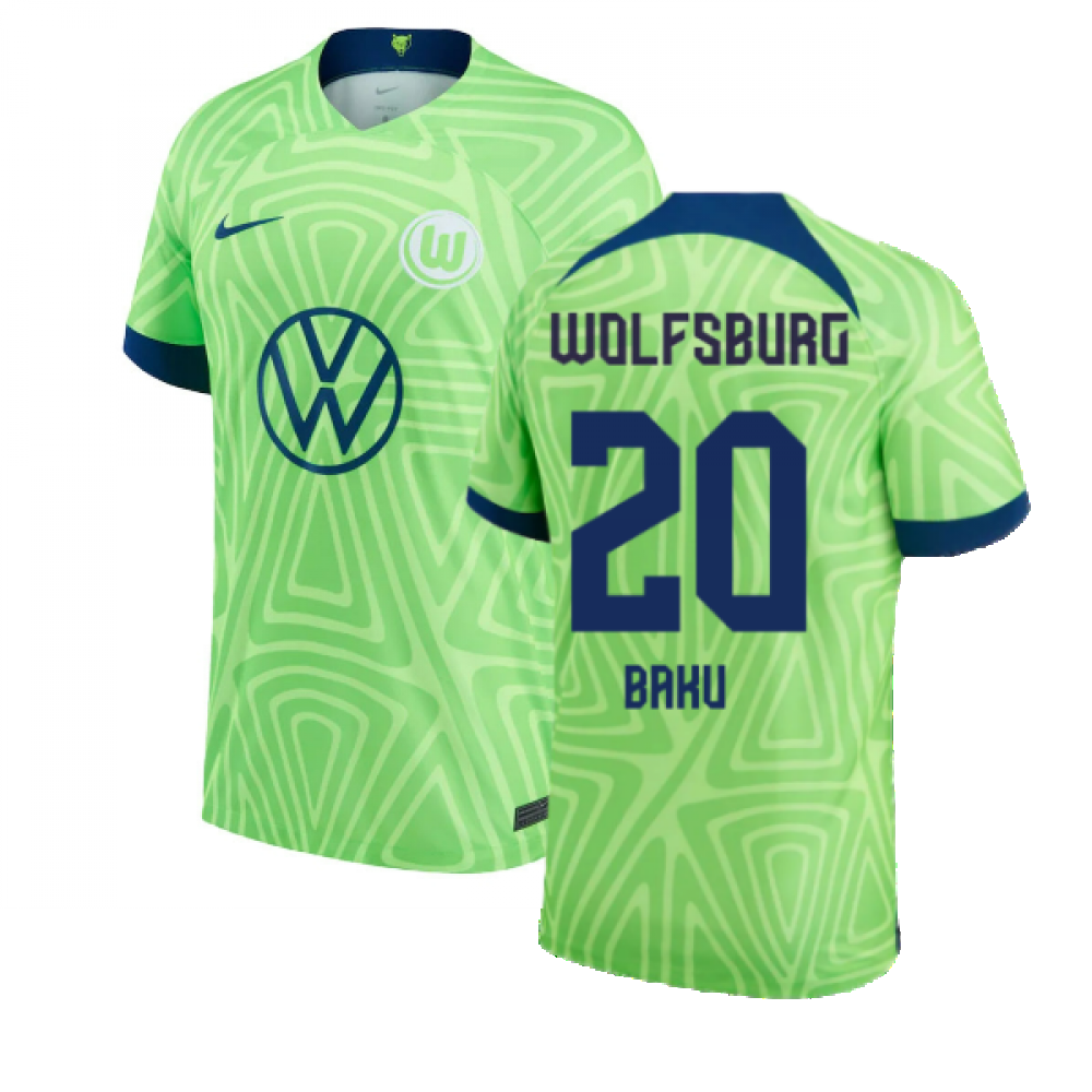 2022-2023 Wolfsburg Home Shirt (BAKU 20)