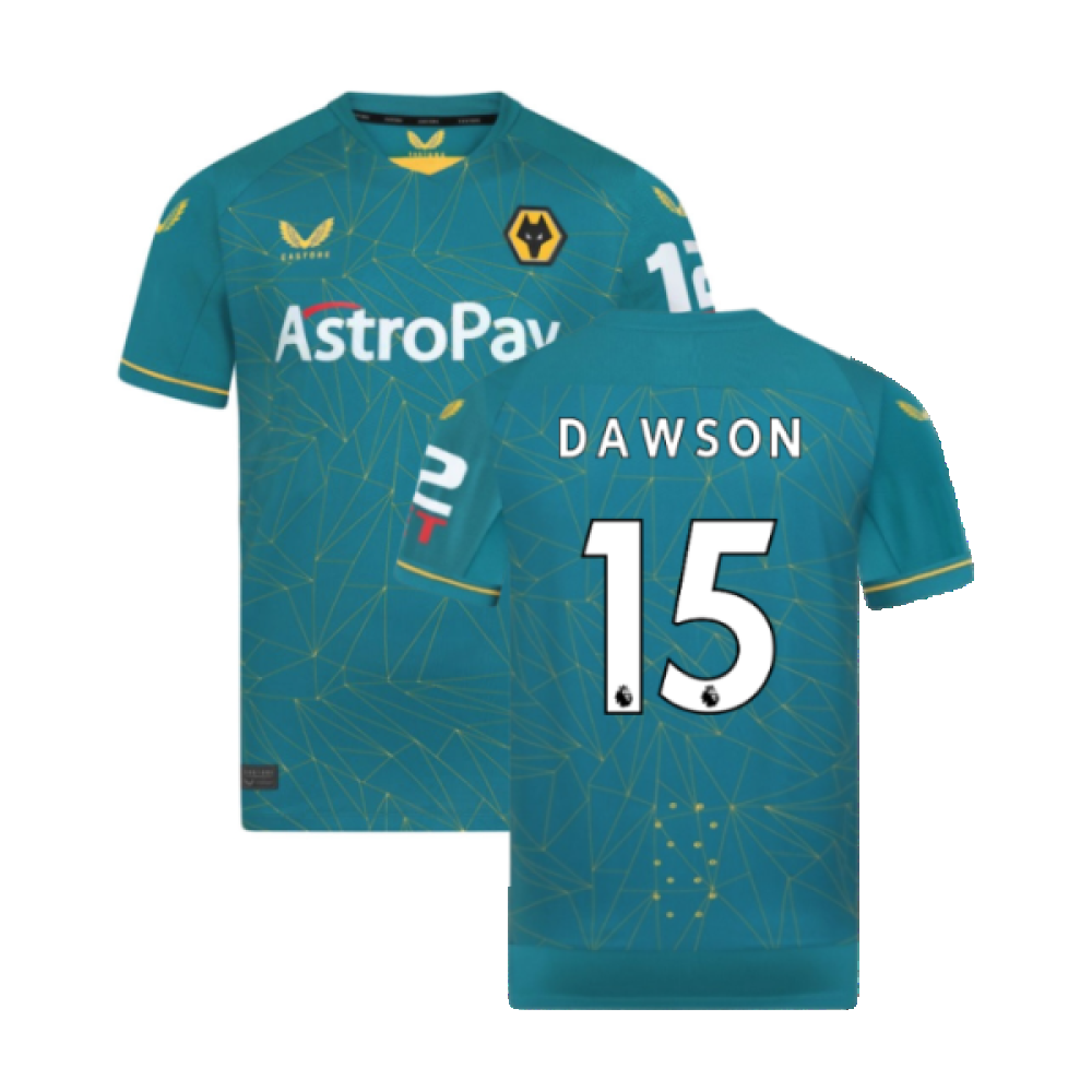 2022-2023 Wolves Away Pro Jersey (Dawson 15)