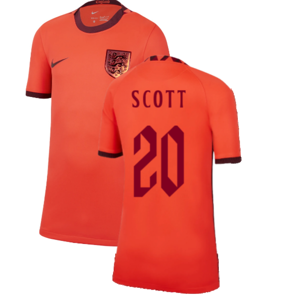 2022 England Away Shirt (Kids) (SCOTT 20)