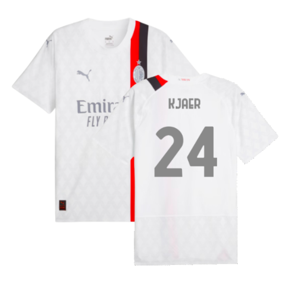 2023-2024 AC Milan Away Authentic Shirt (Kjaer 24)