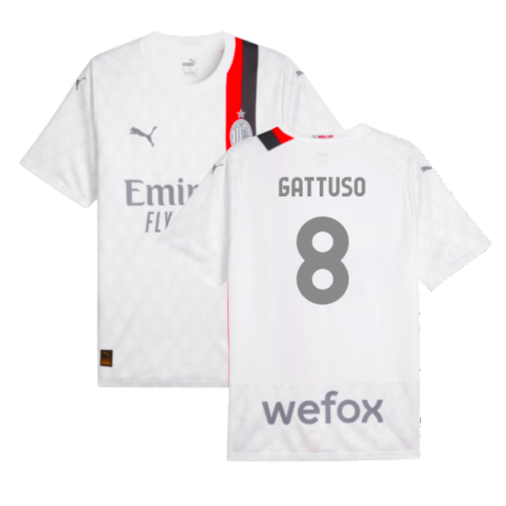 2023-2024 AC Milan Away Shirt (Gattuso 8)