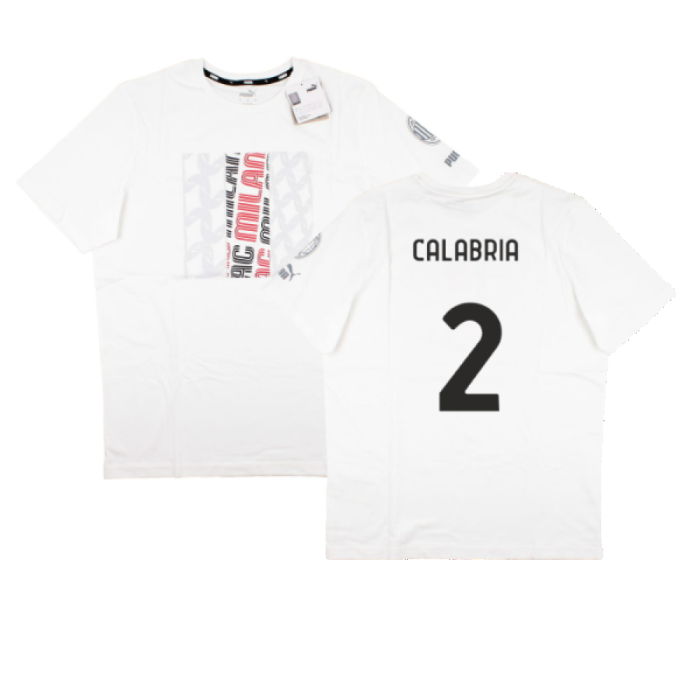 2023-2024 AC Milan FtblCore Graphic Tee (Grey) (Calabria 2)