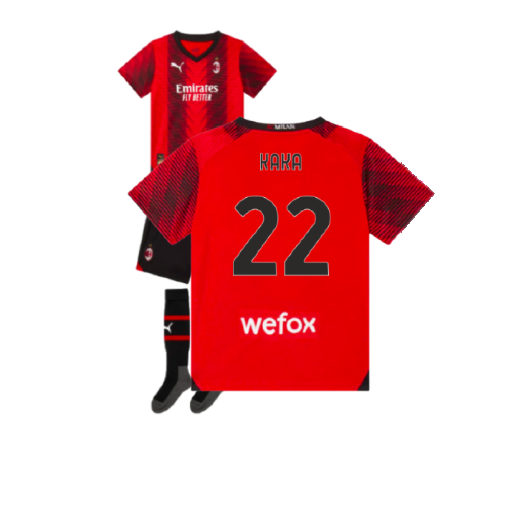 2023-2024 AC Milan Home Mini Kit (Kaka 22)