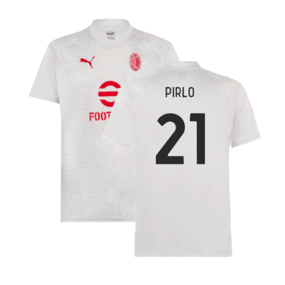 2023-2024 AC Milan Training Jersey (Grey) (Pirlo 21)