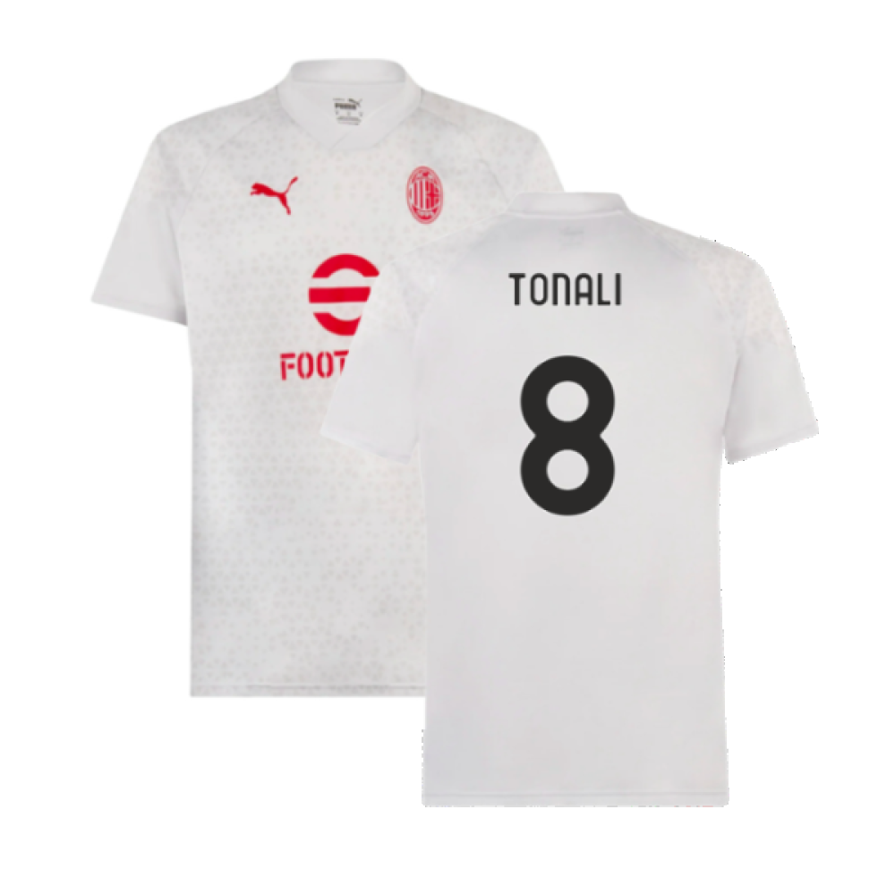 2023-2024 AC Milan Training Jersey (Grey) (Tonali 8)