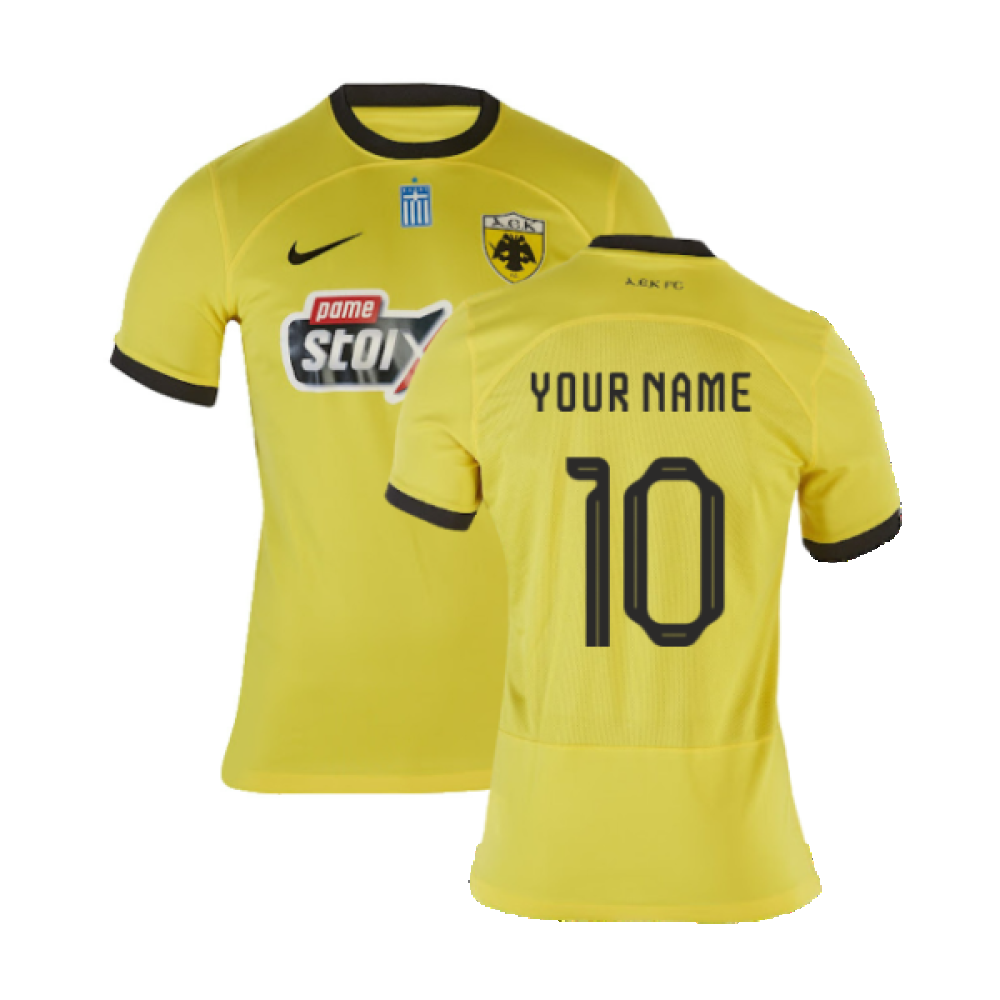 2023-2024 AEK Athens Home Shirt (Your Name)