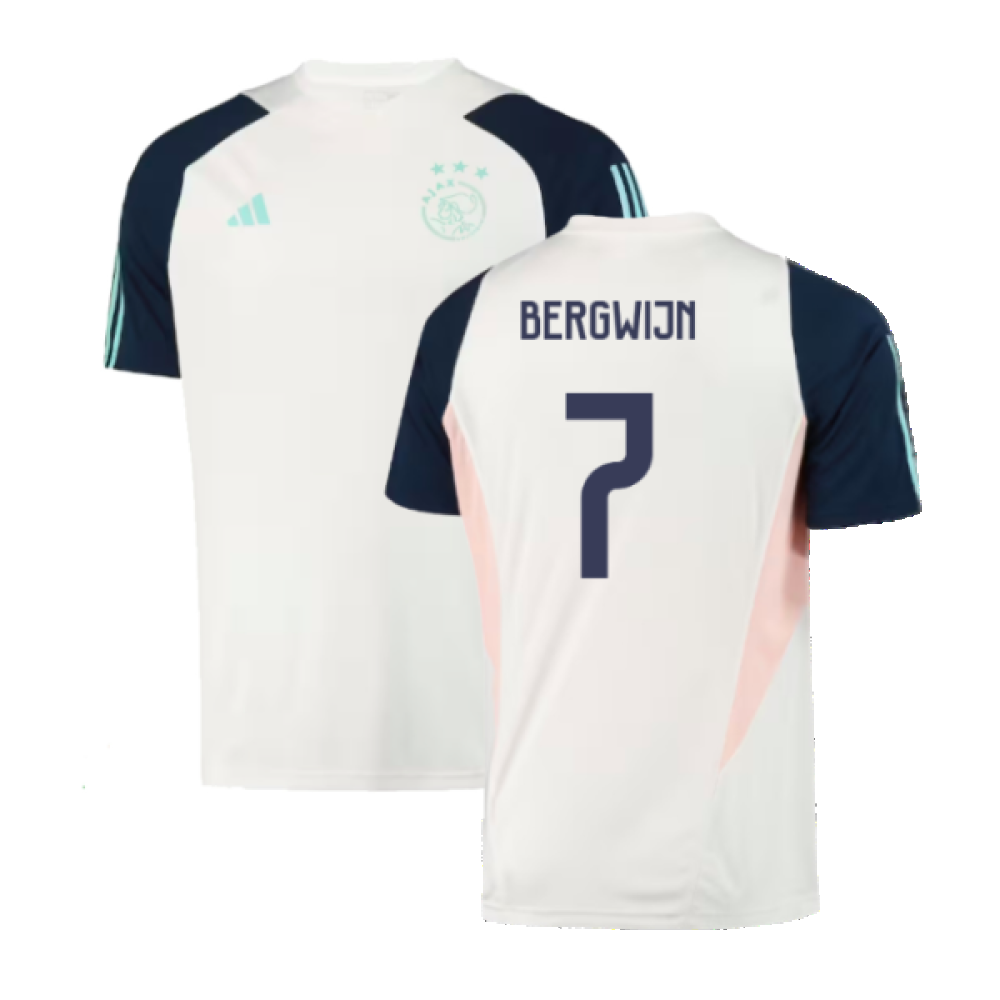 2023-2024 Ajax Training Jersey (White) (BERGWIJN 7)