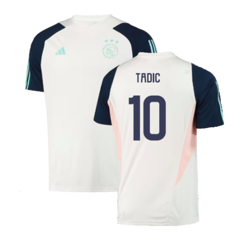 2023-2024 Ajax Training Jersey (White) (TADIC 10)