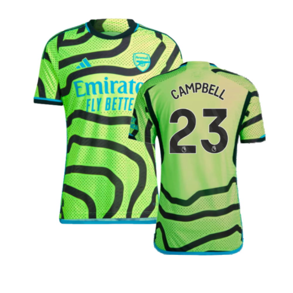 2023-2024 Arsenal Authentic Away Shirt (Campbell 23)