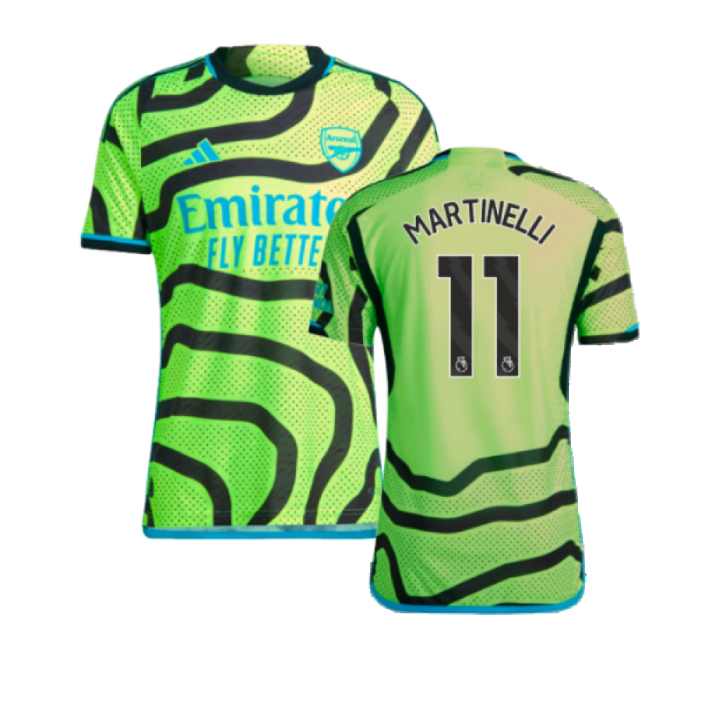 2023-2024 Arsenal Authentic Away Shirt (Martinelli 11)