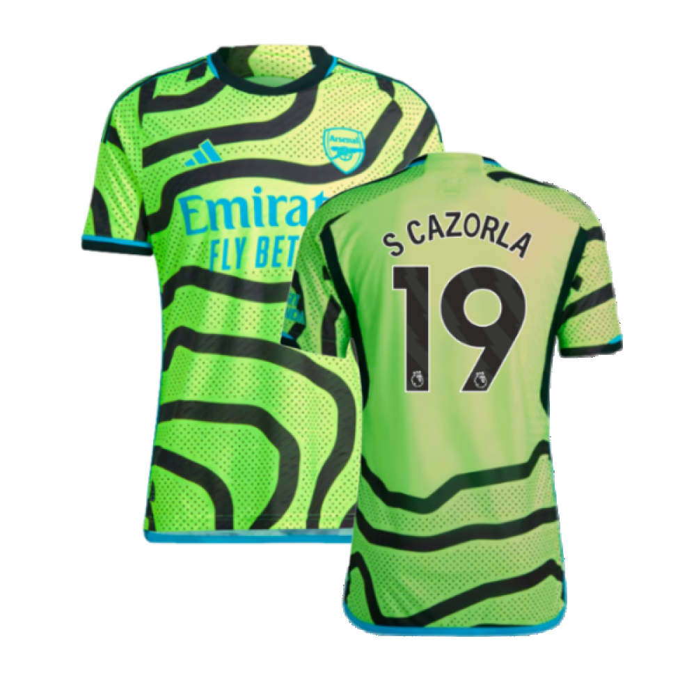 2023-2024 Arsenal Authentic Away Shirt (S Cazorla 19)