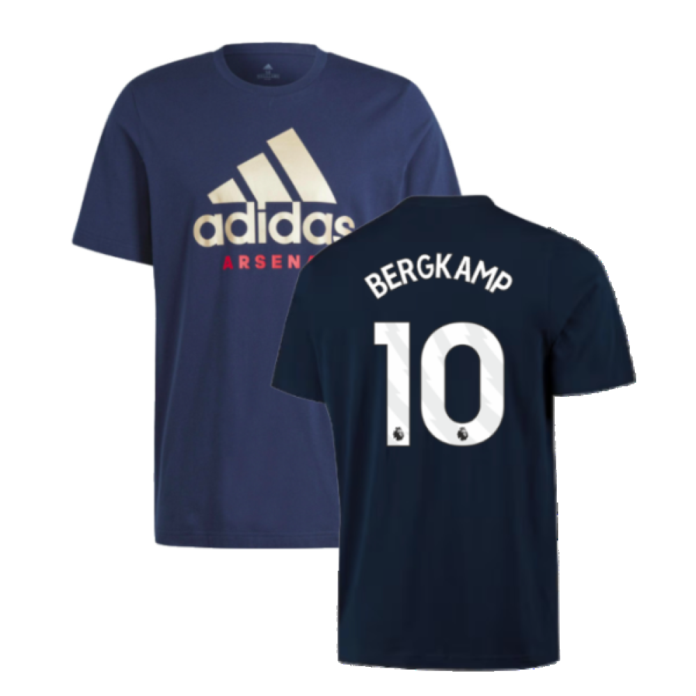 2023-2024 Arsenal DNA Graphic Tee (Navy) (Bergkamp 10)