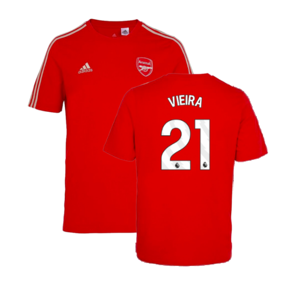 2023-2024 Arsenal DNA Tee (Red) (Vieira 21)