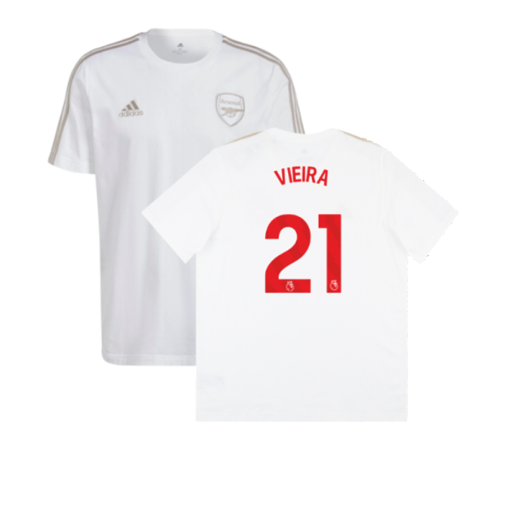 2023-2024 Arsenal DNA Tee (White) (Vieira 21)