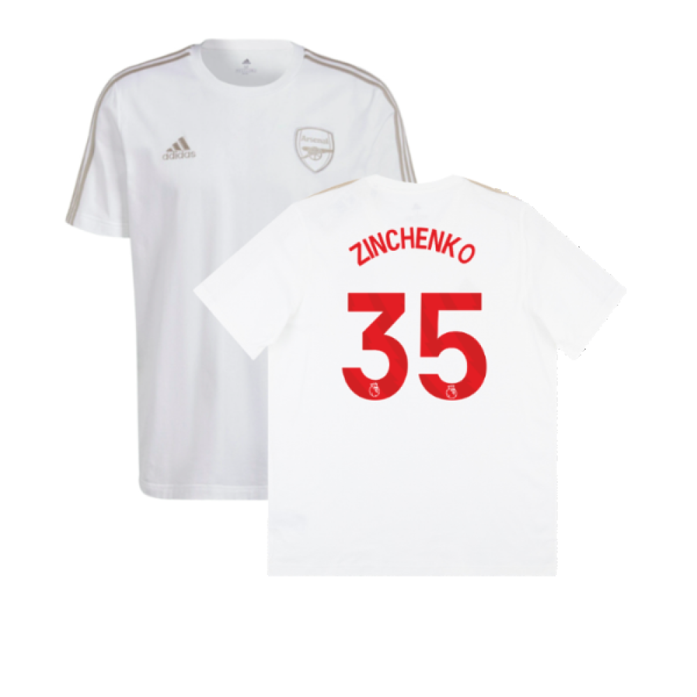 2023-2024 Arsenal DNA Tee (White) (Zinchenko 35)