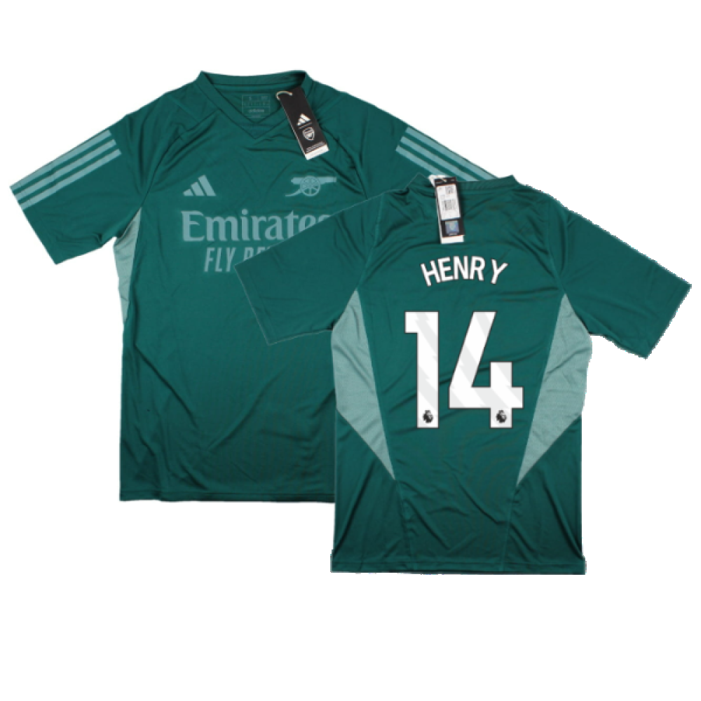 2023-2024 Arsenal EU Training Jersey (Rich Green) (Henry 14)