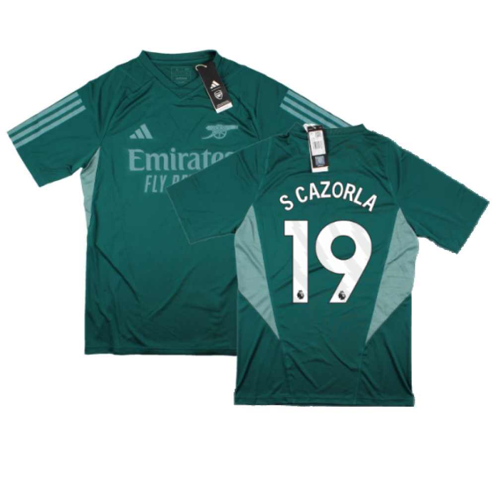 2023-2024 Arsenal EU Training Jersey (Rich Green) (S Cazorla 19)