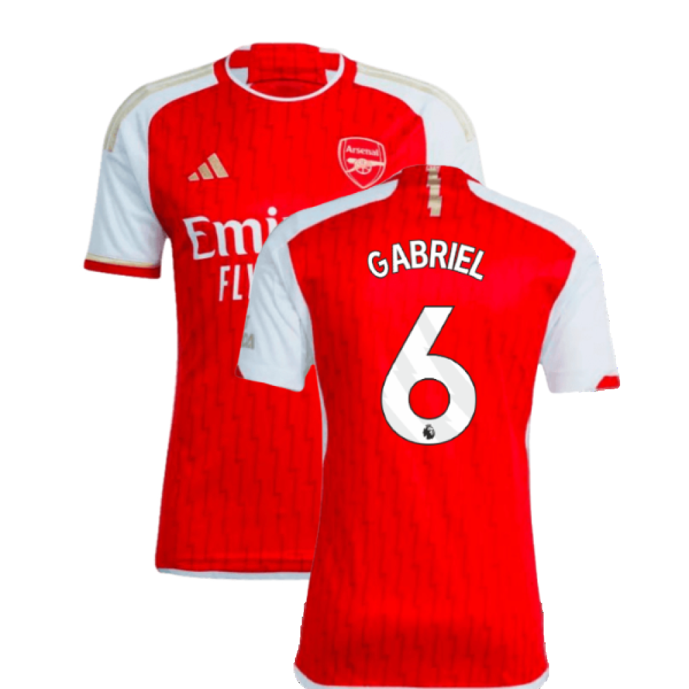 2023-2024 Arsenal Home Shirt (Gabriel 6)