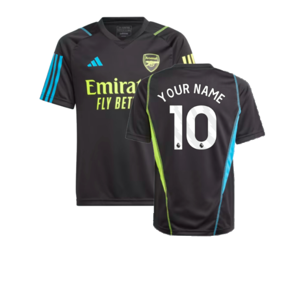 2023-2024 Arsenal Training Jersey (Black) - Kids (Your Name)