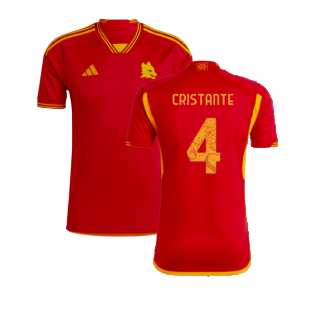 2023-2024 AS Roma Home Shirt (CRISTANTE 4)