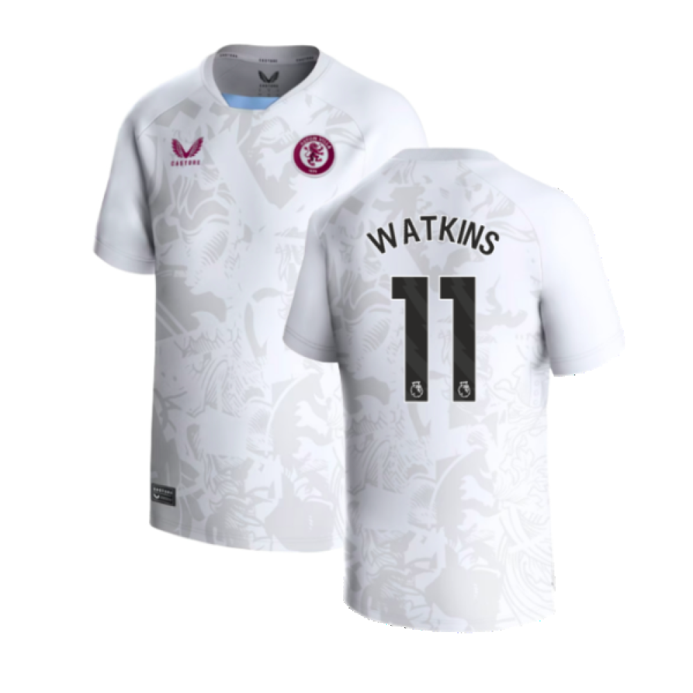 2023-2024 Aston Villa Away Shirt (Kids) (Watkins 11)