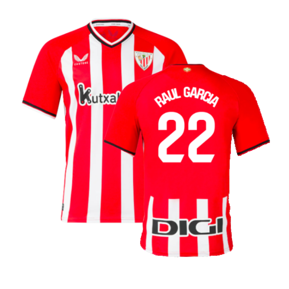 2023-2024 Athletic Bilbao Home Shirt (Kids) (Raul Garcia 22)