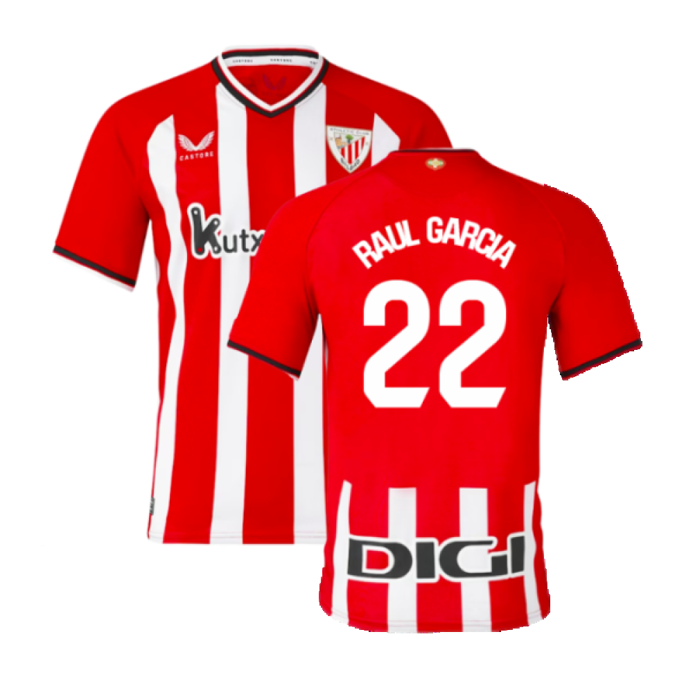 2023-2024 Athletic Bilbao Home Shirt (Raul Garcia 22)