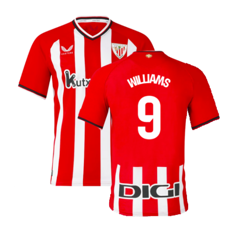 2023-2024 Athletic Bilbao Home Shirt (Williams 9)