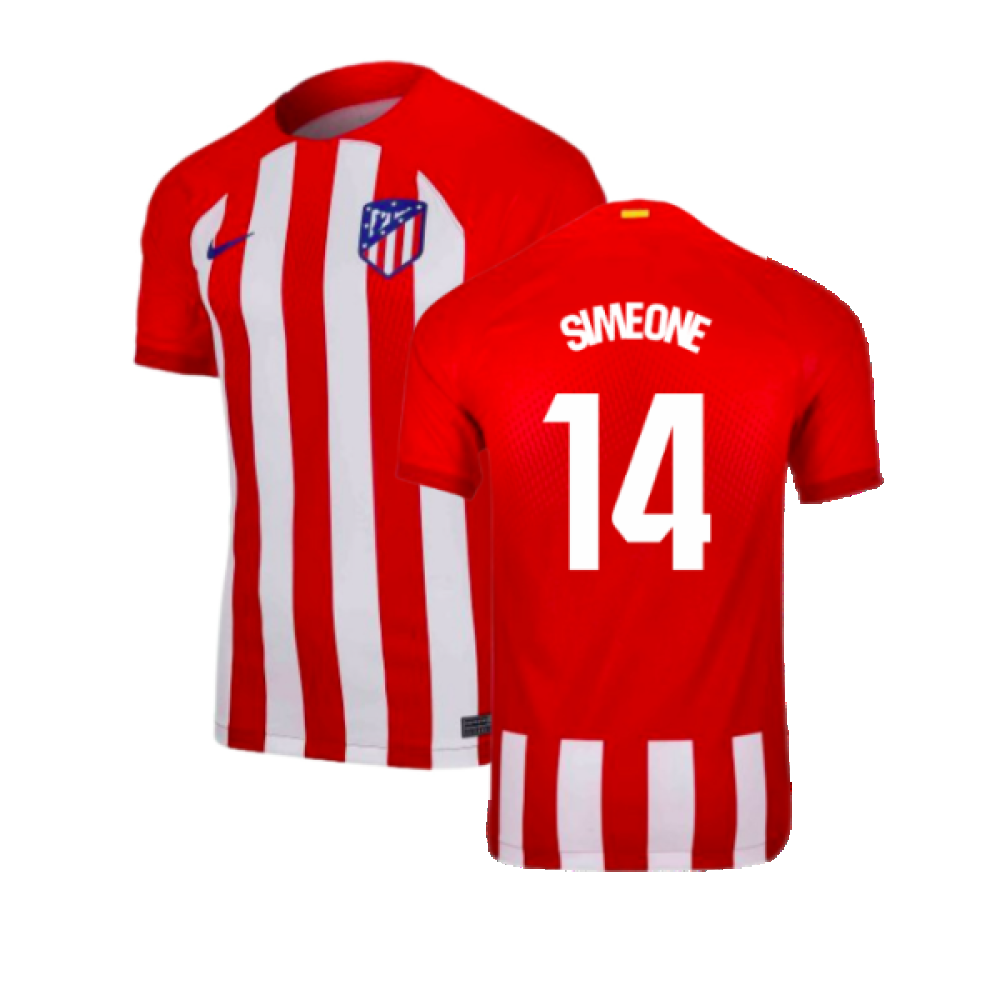 2023-2024 Atletico Madrid Home Shirt (Simeone 14)