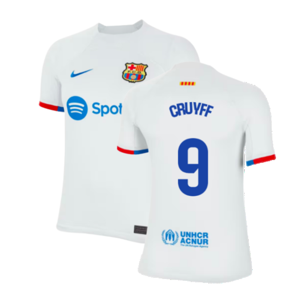 2023-2024 Barcelona Away Shirt (Ladies) (Cruyff 9)