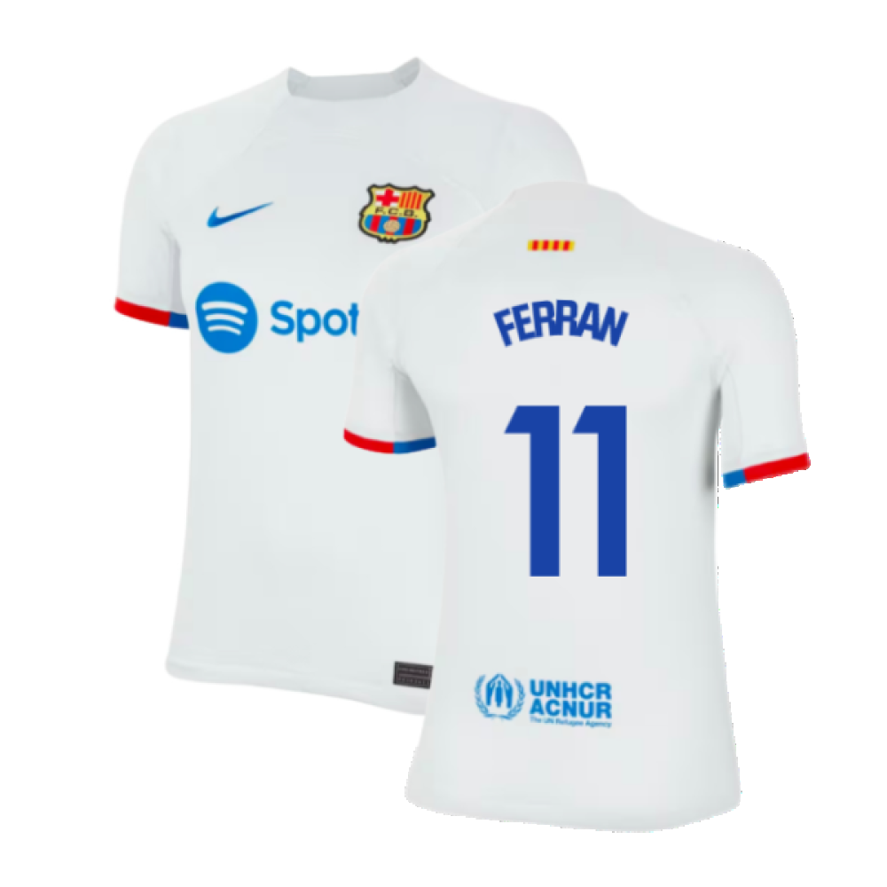 2023-2024 Barcelona Away Shirt (Ladies) (Ferran 11)