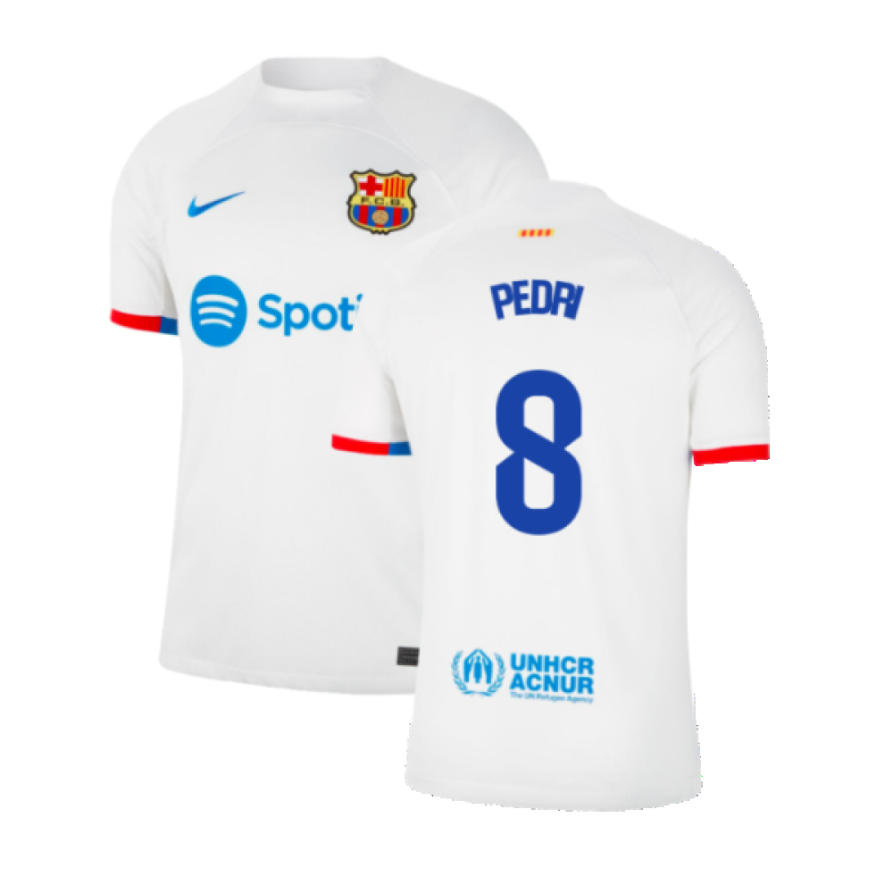 2023-2024 Barcelona Away Shirt (Pedri 8)